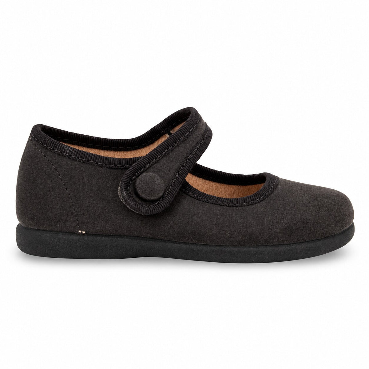 TOKOLATE NIÑA ZAPATO MERCEDITA BOTON 1144-02