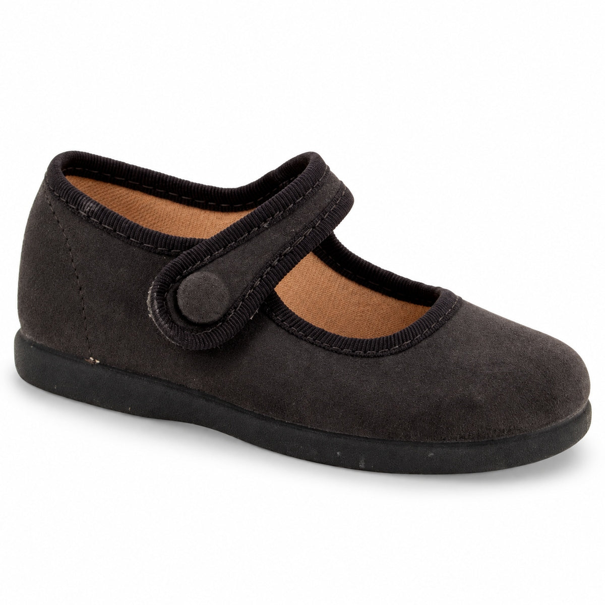 TOKOLATE NIÑA ZAPATO MERCEDITA BOTON 1144-02