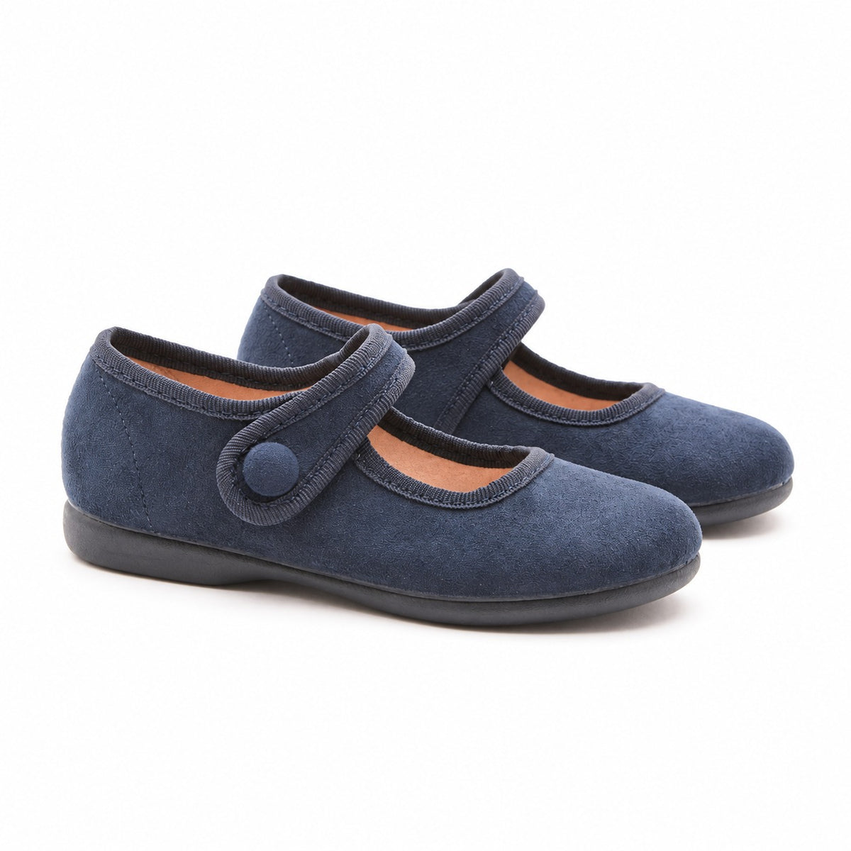 TOKOLATE NIÑA ZAPATO MERCEDITA BOTON 1144-02