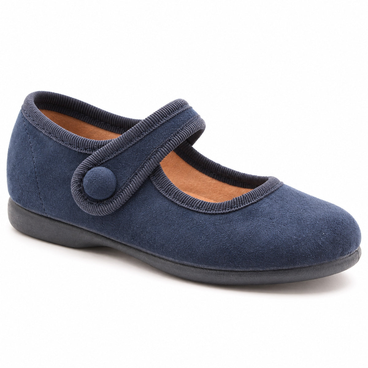 TOKOLATE NIÑA ZAPATO MERCEDITA BOTON 1144-02