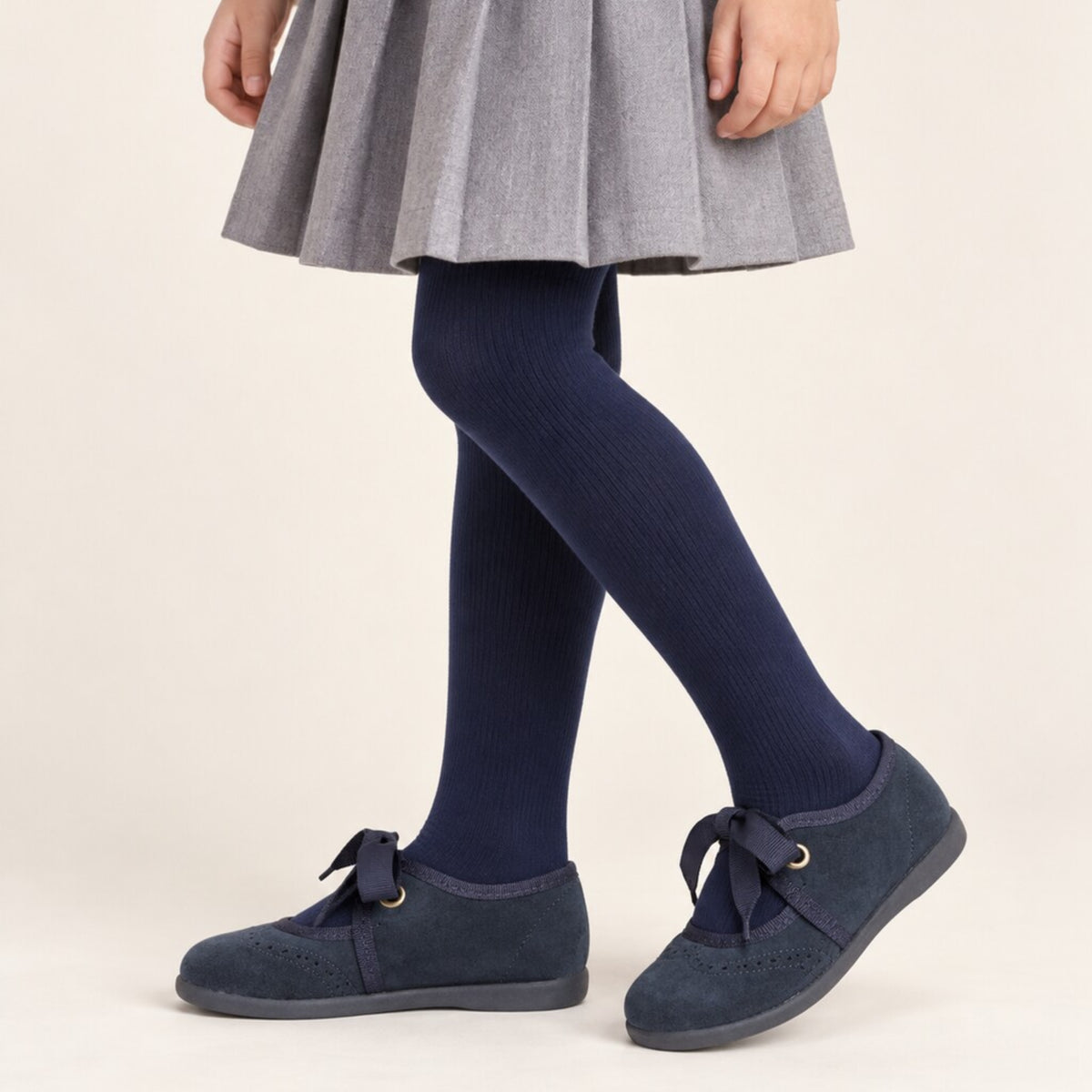 TOKOLATE NIÑA ZAPATO VESTIR SERRAJE CINTA 1194-02