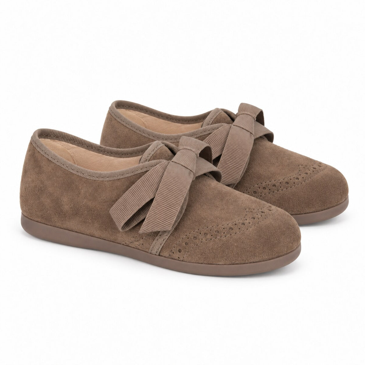 TOKOLATE NIÑA ZAPATO VESTIR ANTELINA CINTA 1194-02
