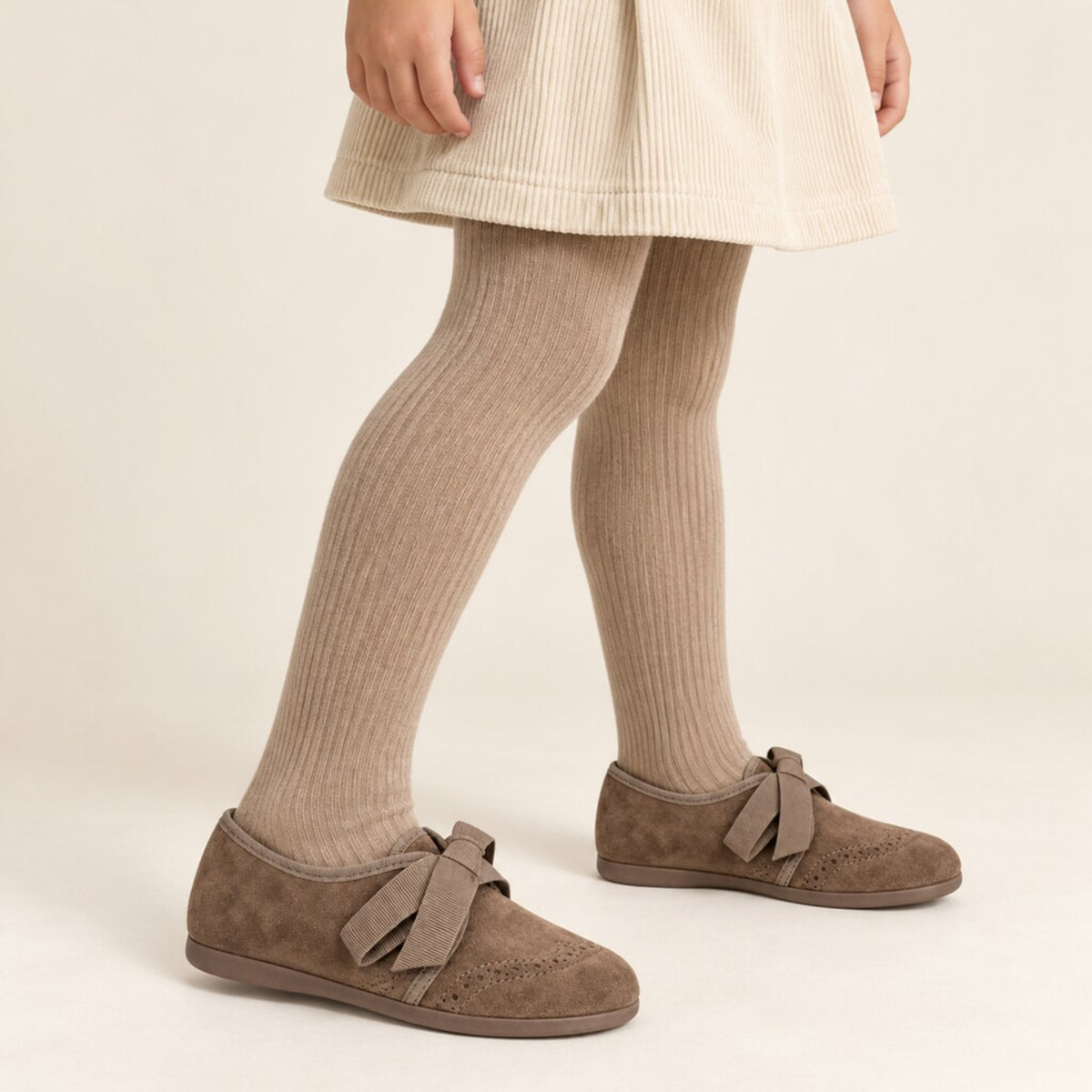 TOKOLATE NIÑA ZAPATO VESTIR ANTELINA CINTA 1194-02