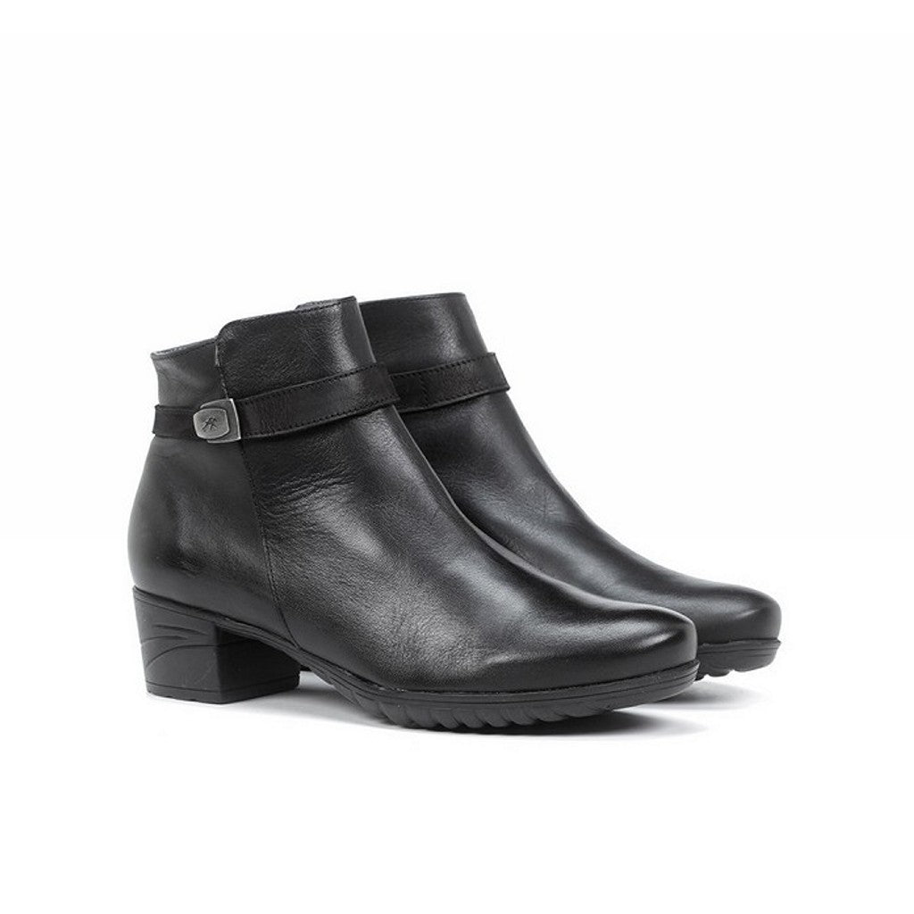 FLUCHOS MUJER BOTIN PIEL TACON BAJO F0937