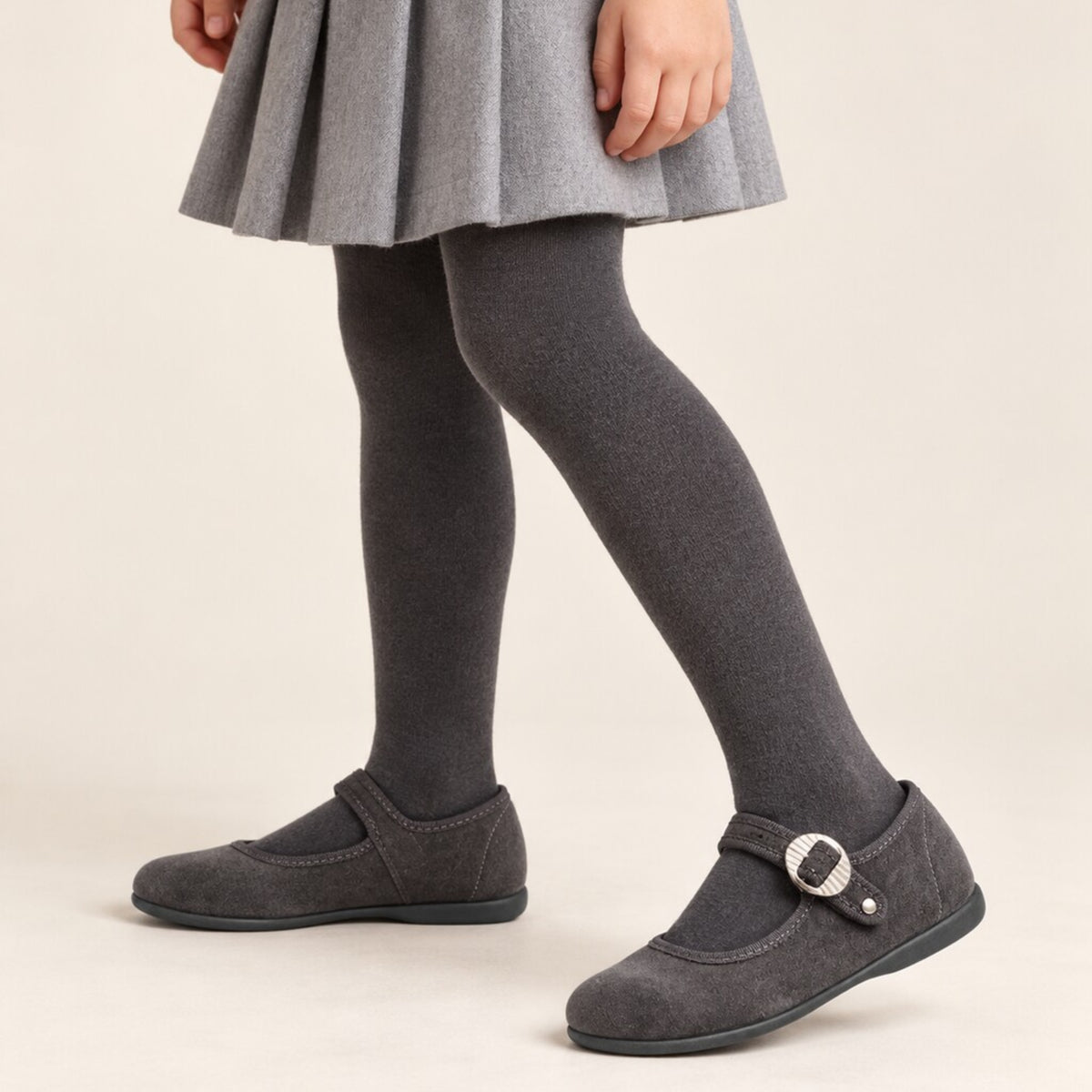 TOKOLATE NIÑA ZAPATO MERCEDITA HEBILLA 1137-02