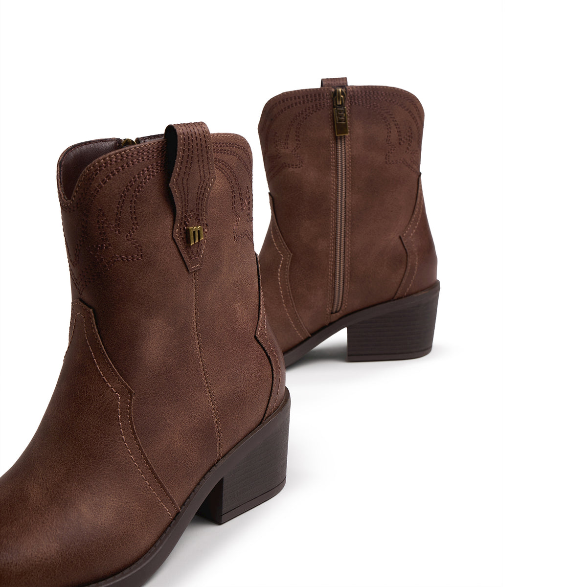 BOTIN COWBOY TACON BAJO MUJER MUSTANG 54910