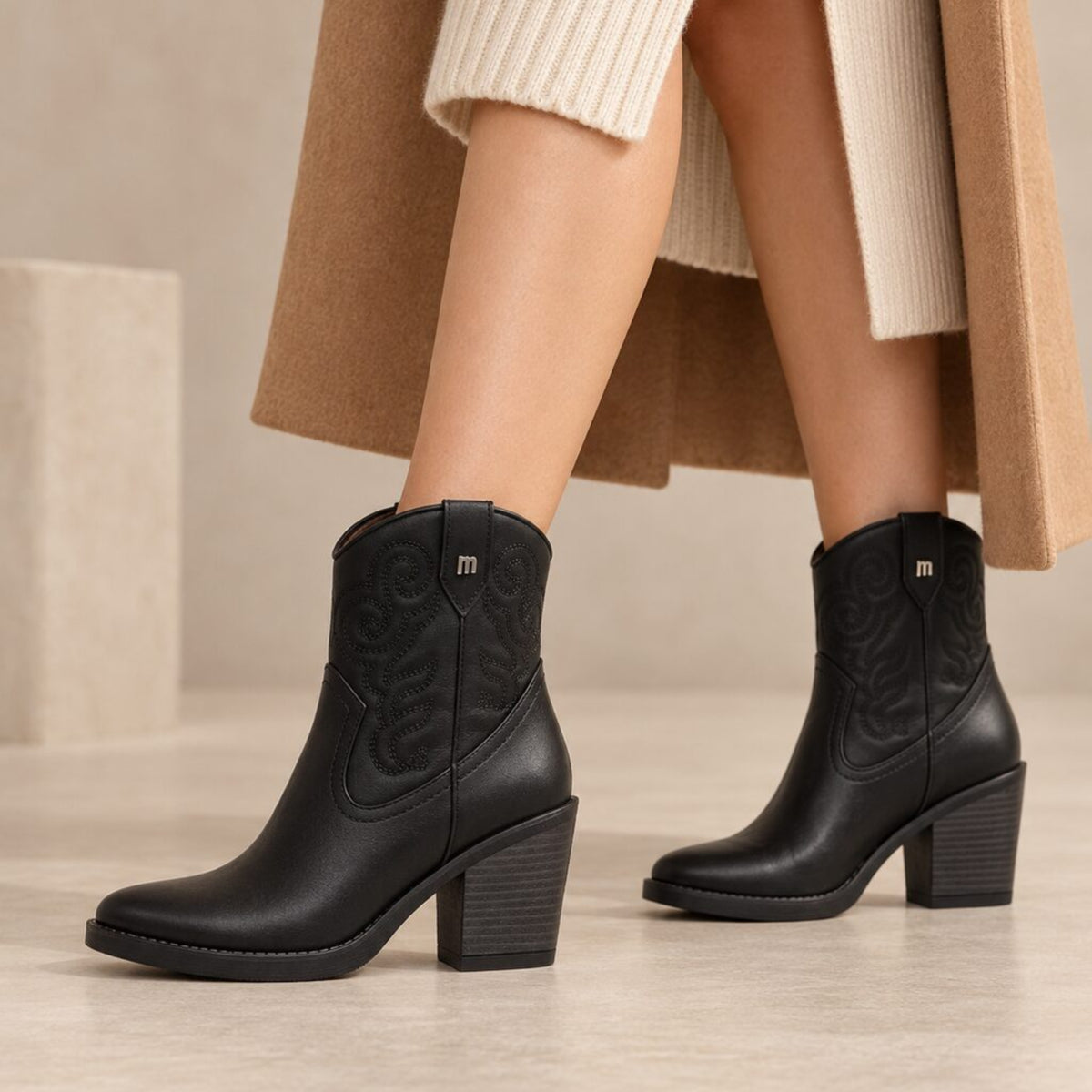 BOTIN COWBOY TACON ALTO MUJER MUSTANG 59581