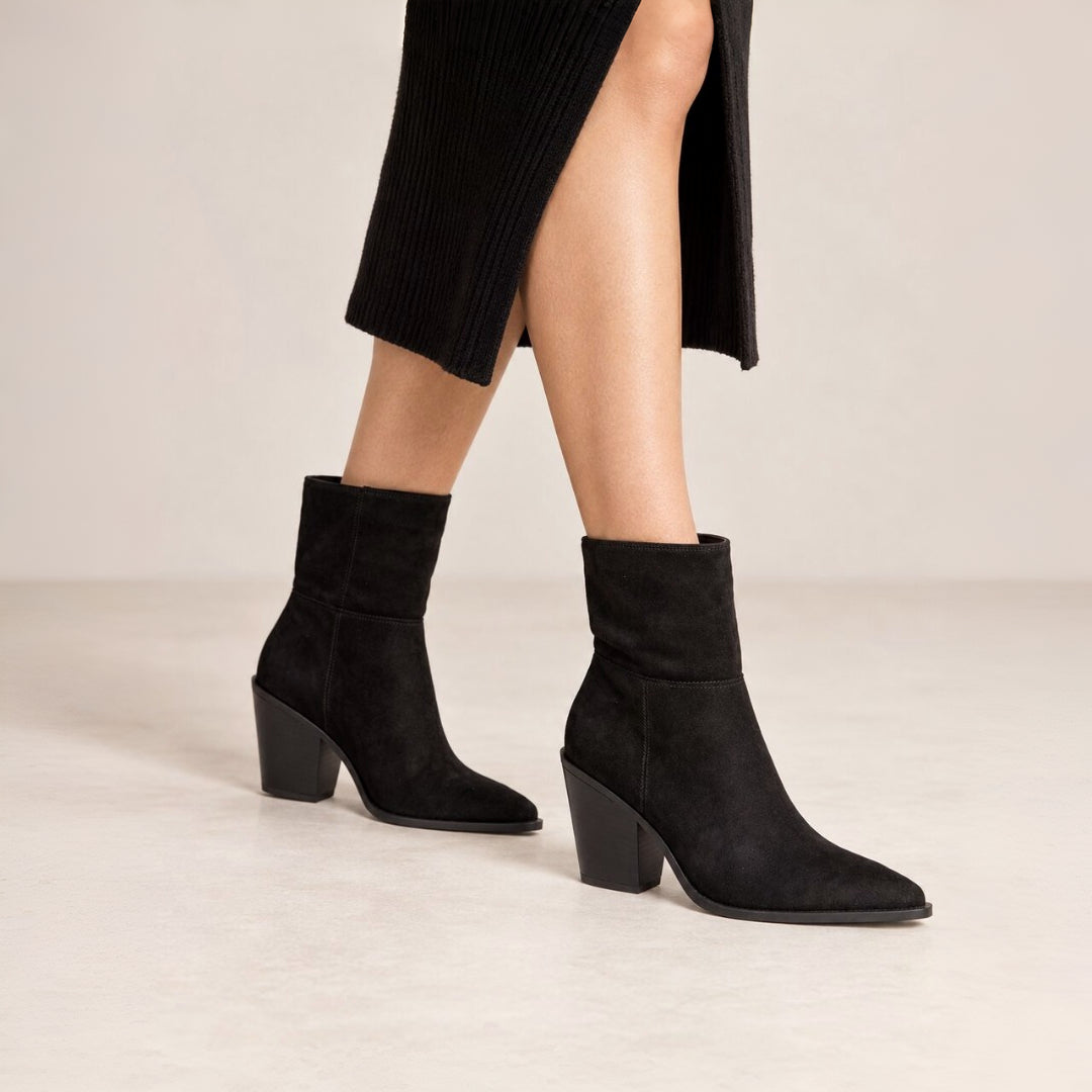 BOTIN SERRAJE COUNTRY  TACON MEDIA CAÑA  MUJER CORINA M6775