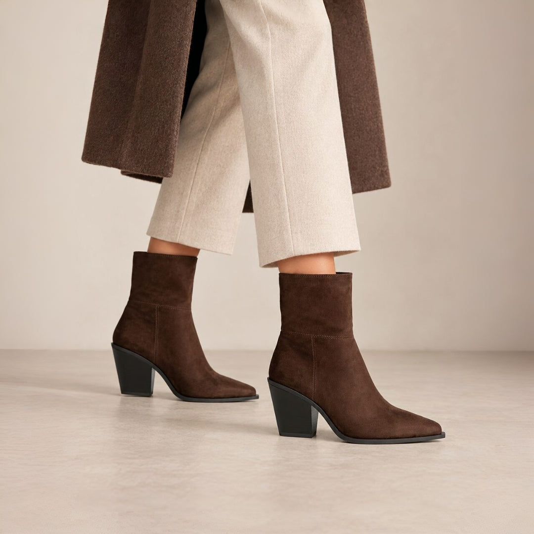 BOTIN SERRAJE COUNTRY  TACON MEDIA CAÑA  MUJER CORINA M6775