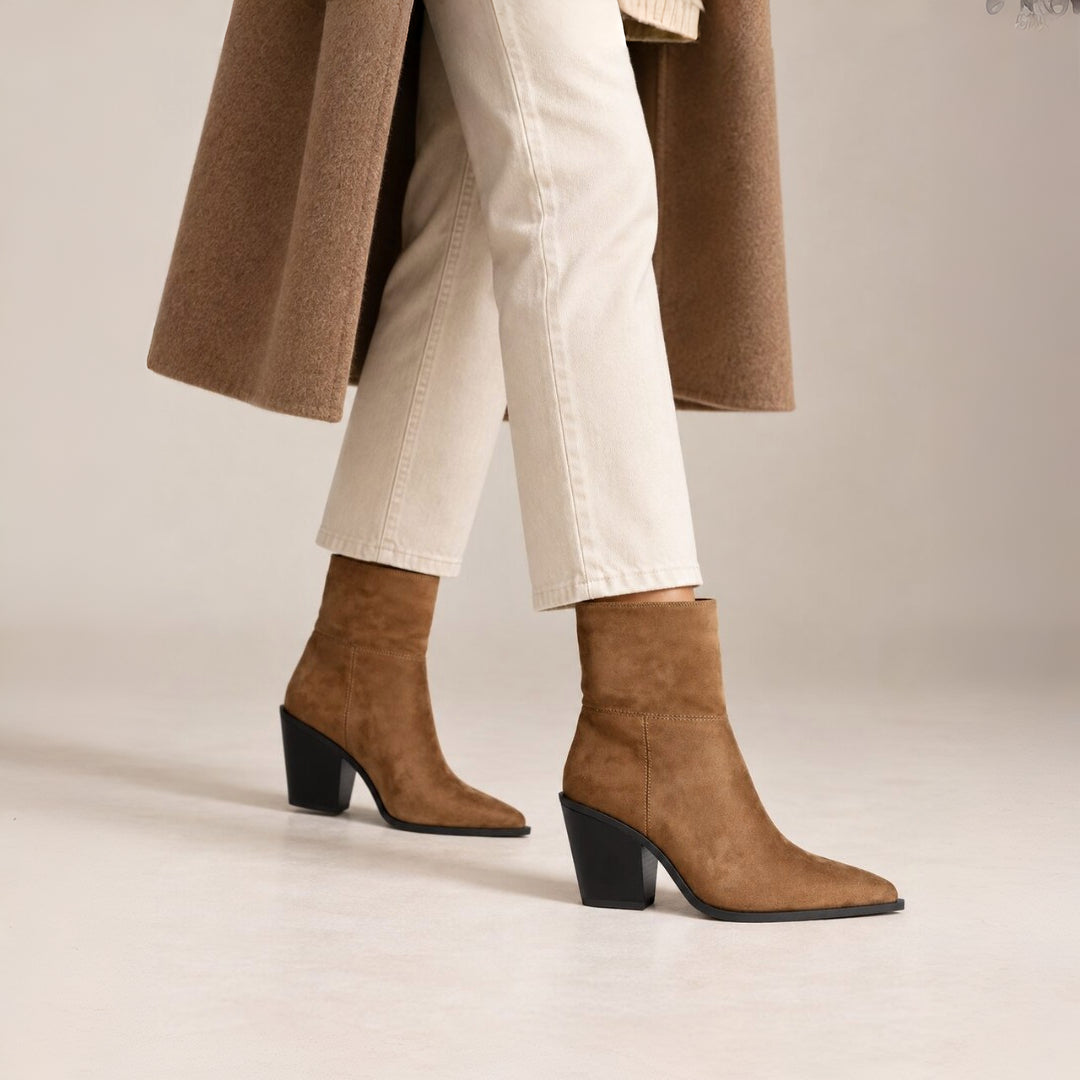 BOTIN SERRAJE COUNTRY  TACON MEDIA CAÑA  MUJER CORINA M6775