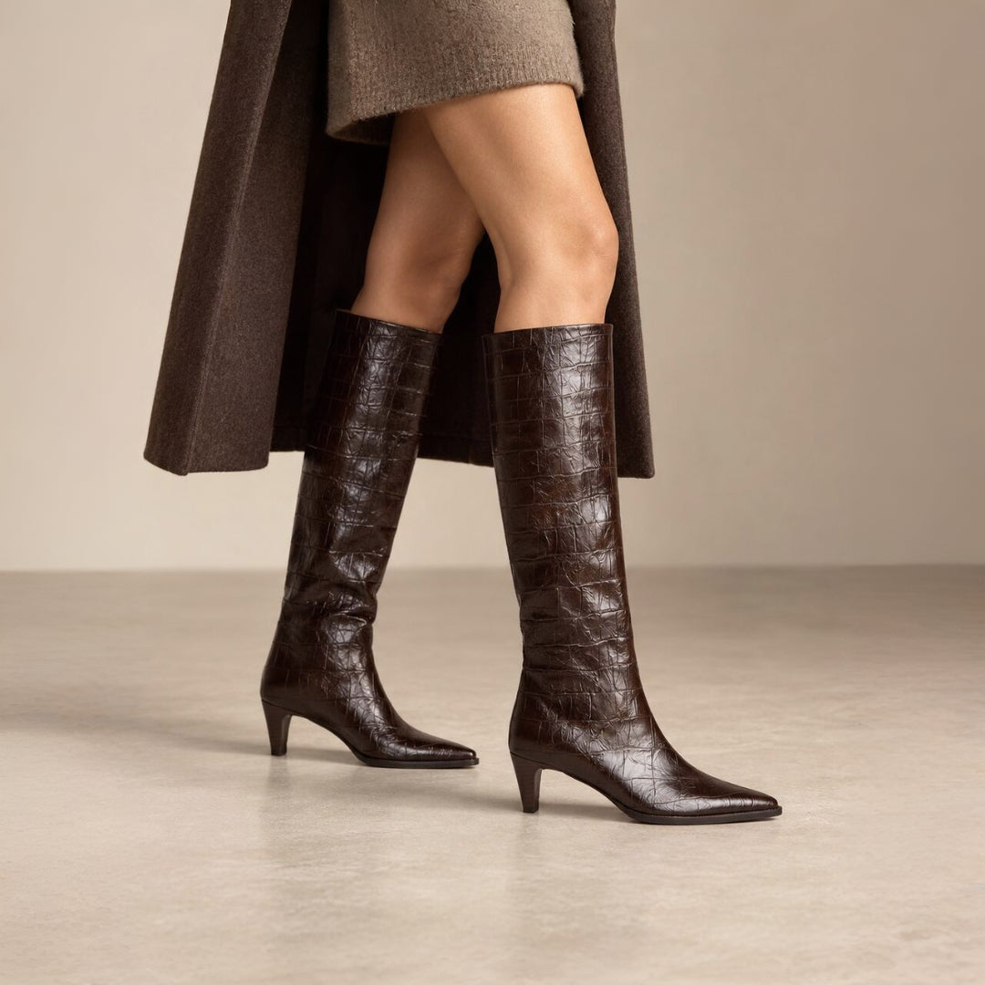 BOTA ALTA VESTIR COCO TACON MUJER CORINA M6888
