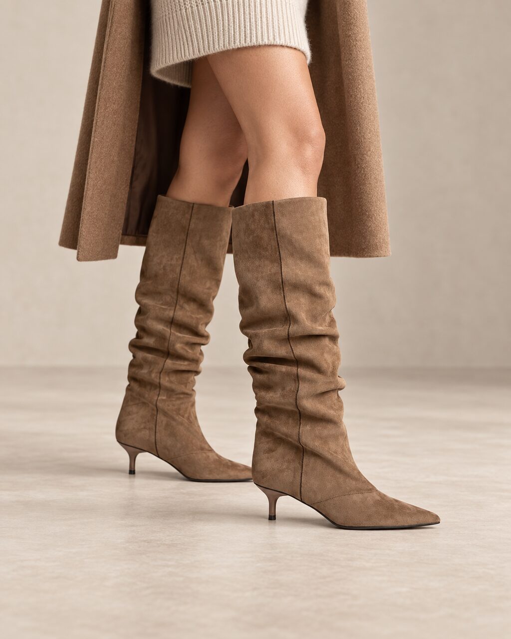 BOTA ALTA VESTIR TACON PUNTERA FINA MUJER CORINA M6881