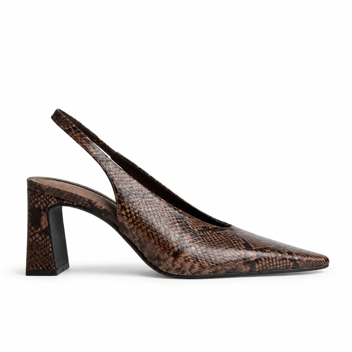 ZAPATO VESTIR SERPIENTE DESCALZO TACON  MUJER CORINA M6701