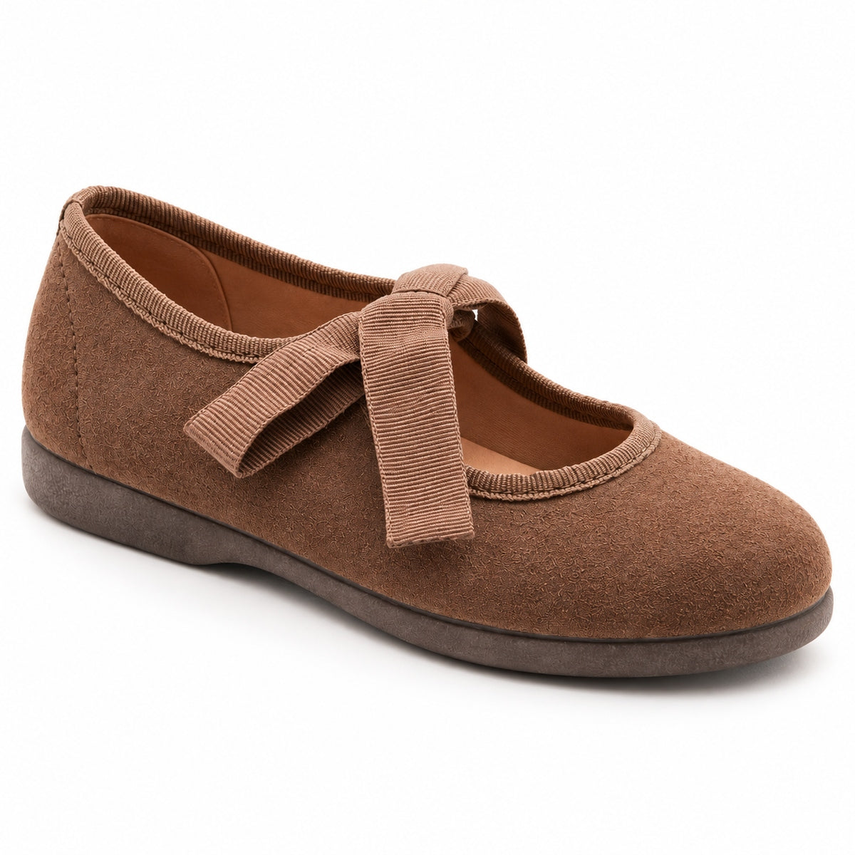 TOKOLATE NIÑA ZAPATO MERCEDITA BOTON 1127-02