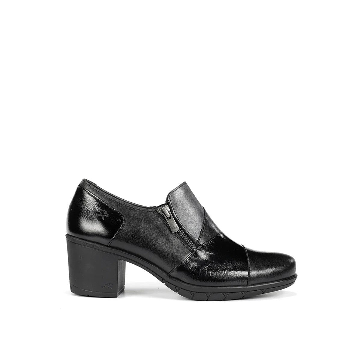 FLUCHOS MUJER ZAPATOS ABOTINADOS PIEL TACON BAJO F1802