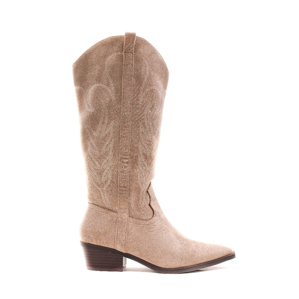 DOSPIES MUJER BOTA ALTA COUNTRY TACON BAJO 232020