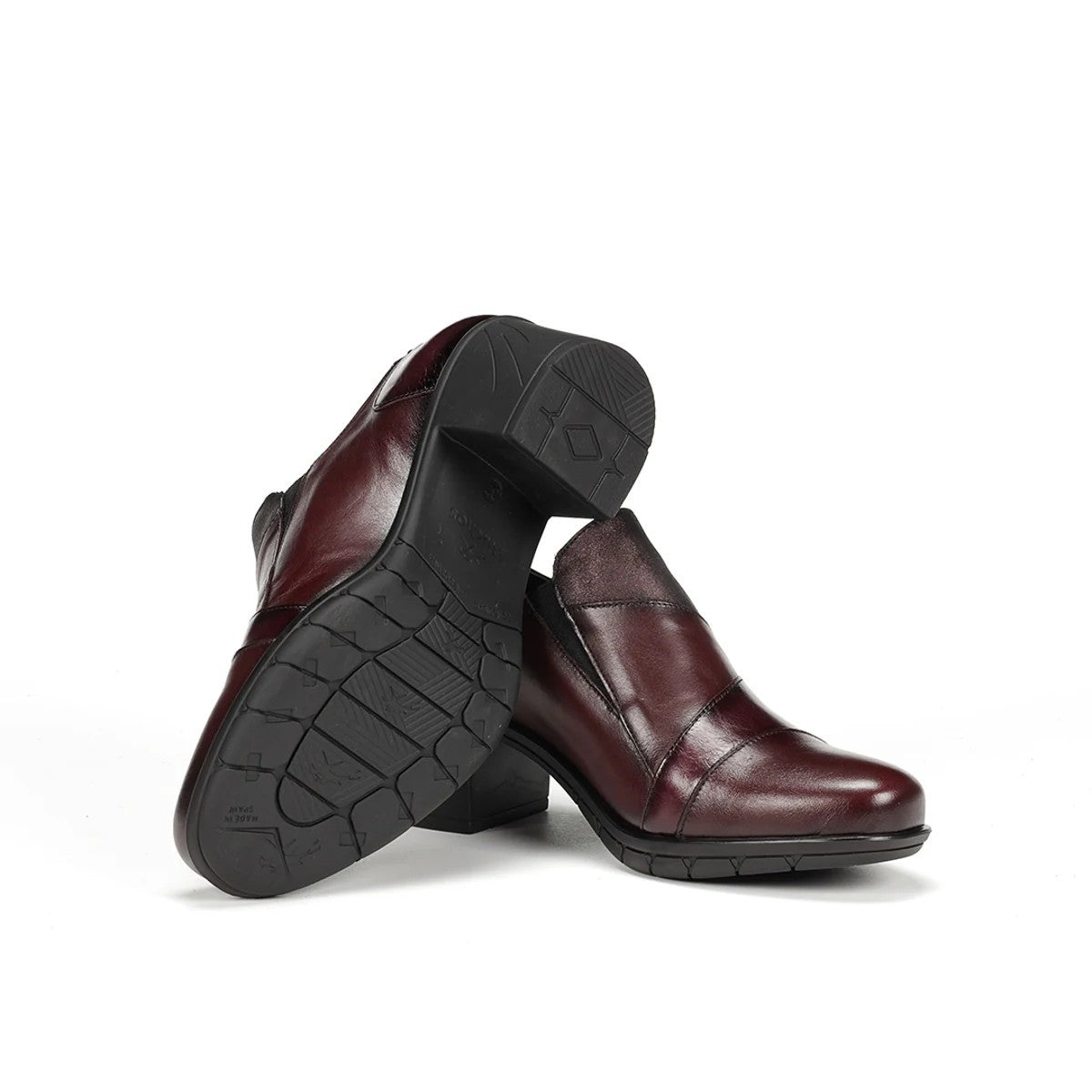 FLUCHOS MUJER ZAPATOS ABOTINADOS PIEL TACON BAJO F1802