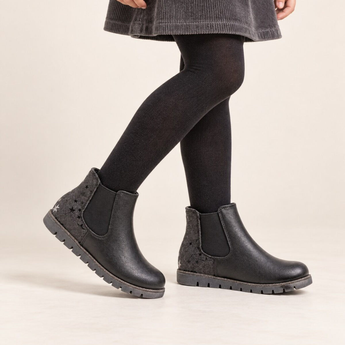 DOSPIES NIÑA BOTIN CASUAL ESTRELLAS K232005