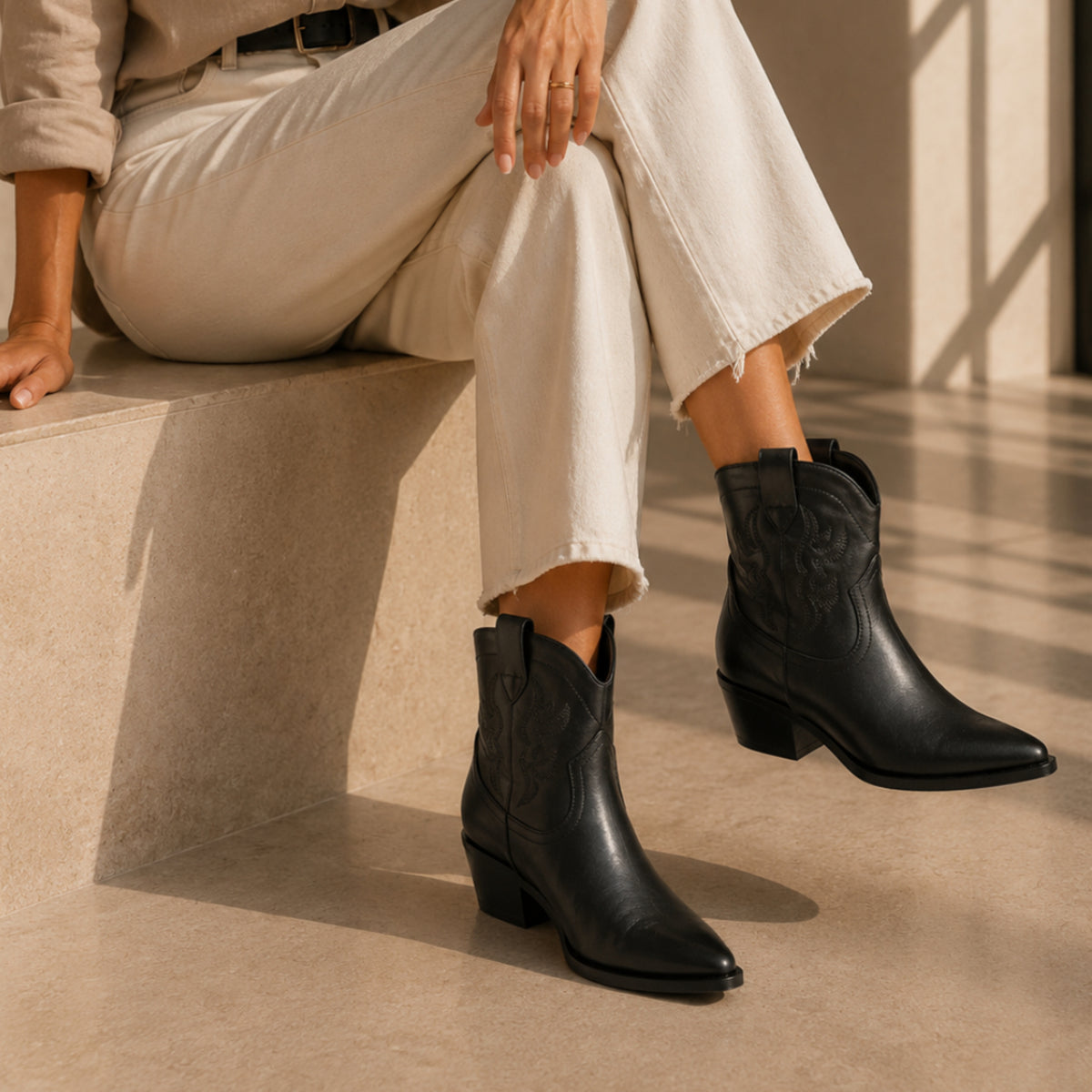 DOSPIES MUJER BOTIN COUNTRY TACON BAJO 232019