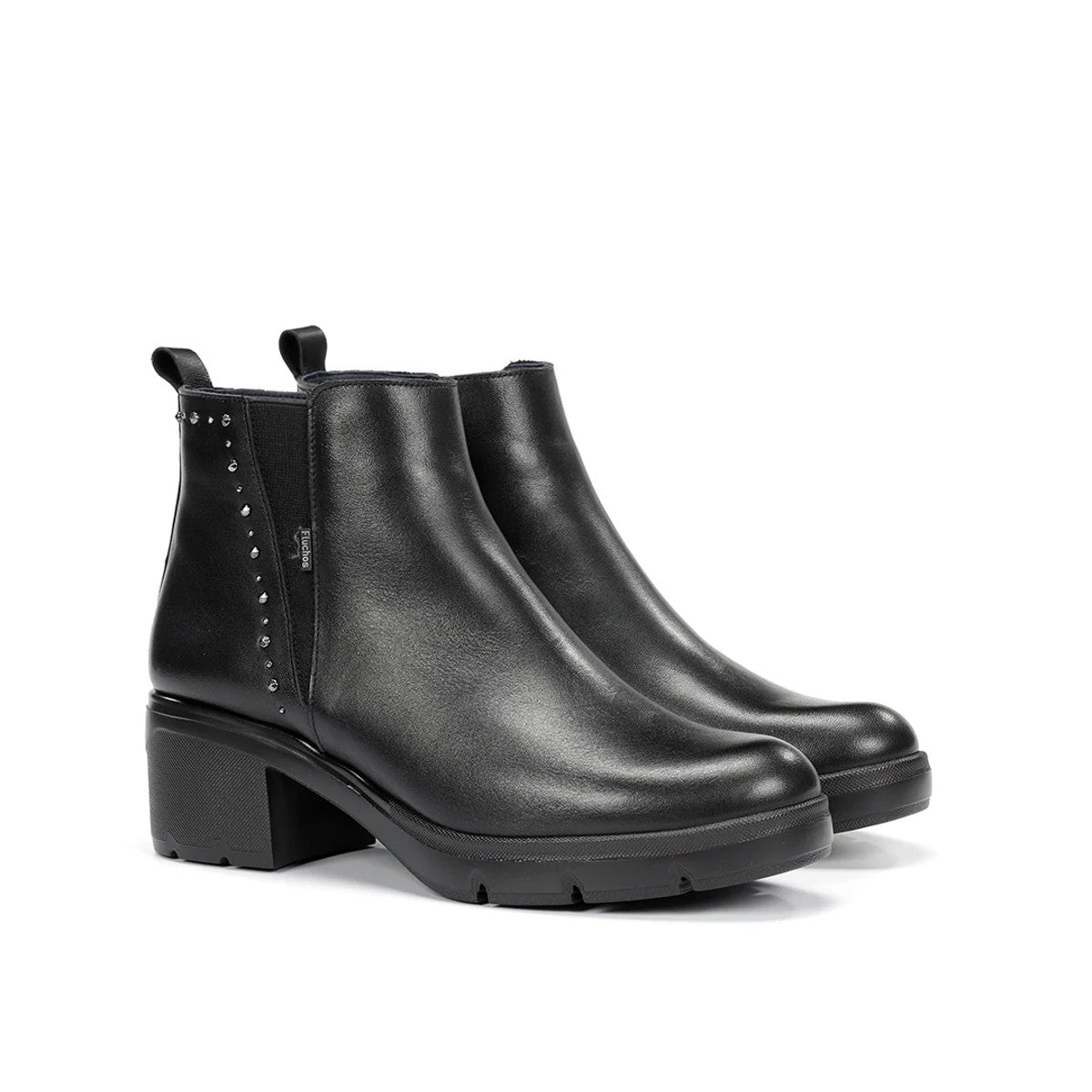 FLUCHOS MUJER BOTIN ELASTICOS TACON F2109