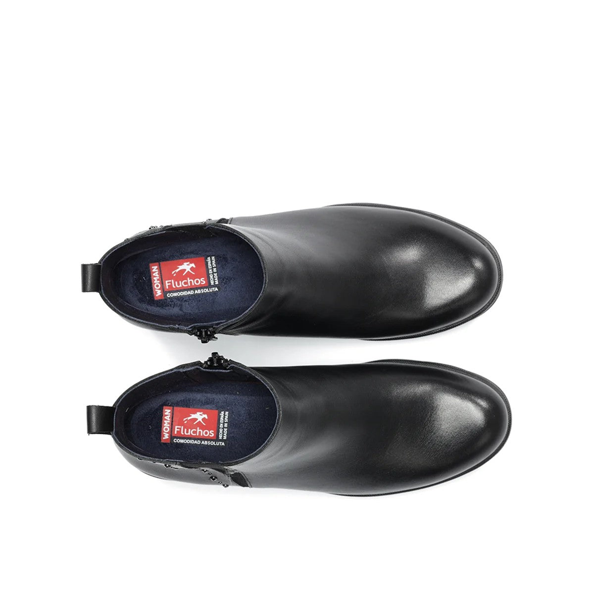 FLUCHOS MUJER BOTIN ELASTICOS TACON F2109