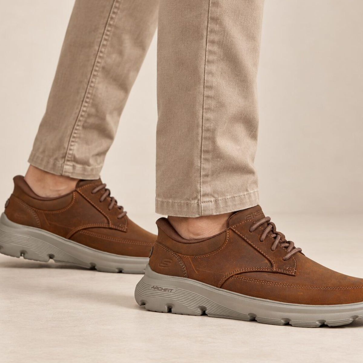 ZAPATOS CONFORT HOMBRE SKECHERS GARZA 205517
