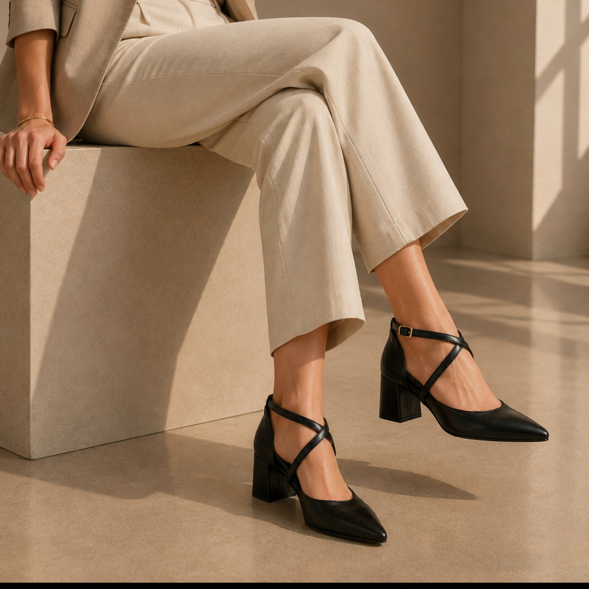 DOSPIES MUJER ZAPATO VESTIR TACON ANCHO MEDIO 252009