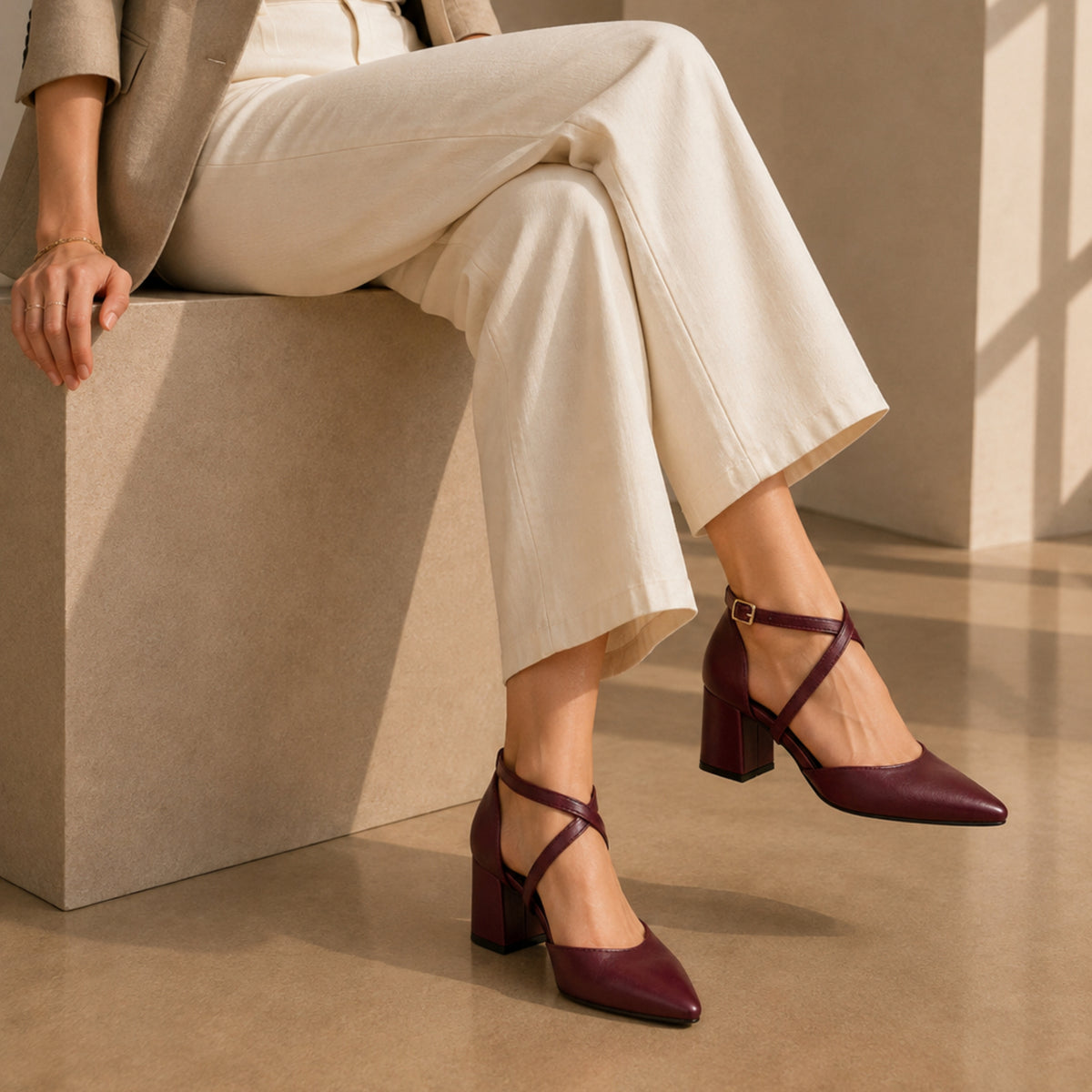 DOSPIES MUJER ZAPATO VESTIR TACON ANCHO MEDIO 252009