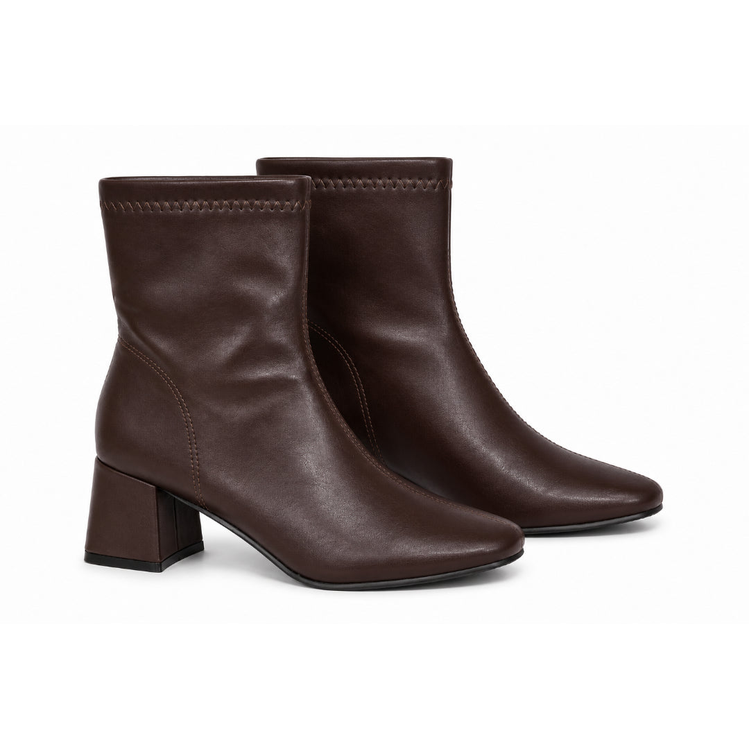 DOSPIES MUJER BOTIN VESTIR TACON ANCHO MEDIO 242008-N