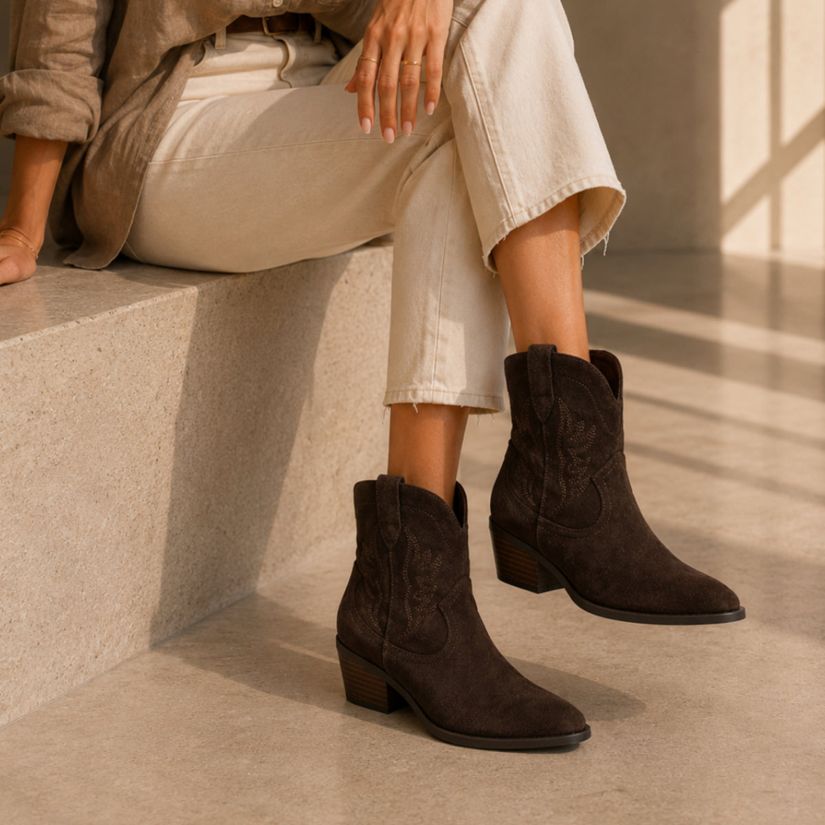 DOSPIES MUJER BOTIN COUNTRY TACON BAJO 232019