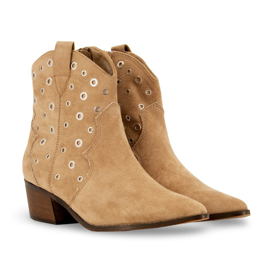 DOSPIES MUJER BOTIN COUNTRY OJALES TACON BAJO 252030
