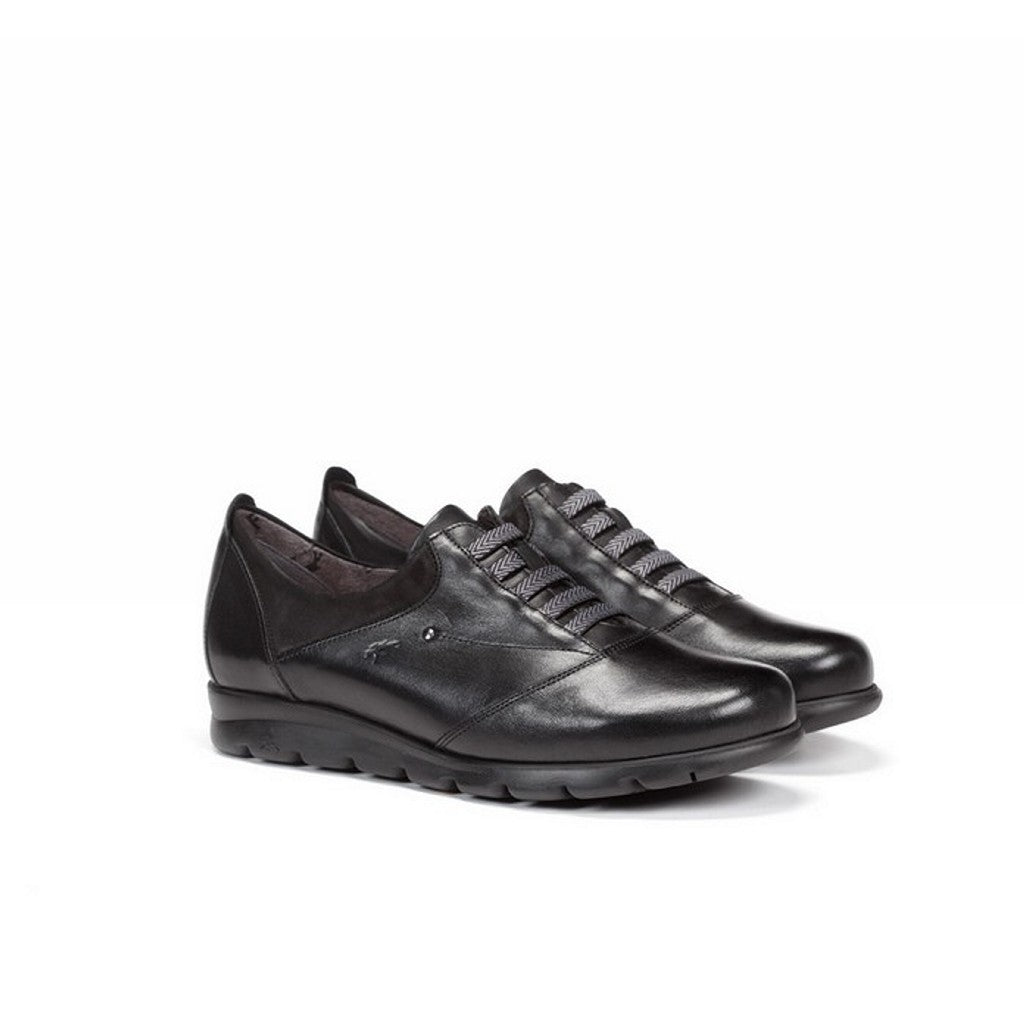 FLUCHOS MUJER ZAPATO CONFORT PIEL CORDON ELASTICO F0354 SUG