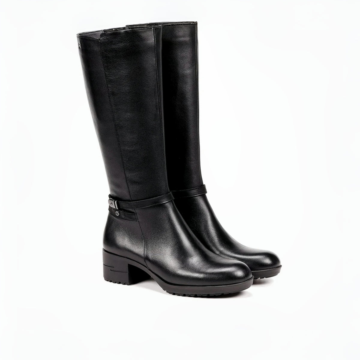 FLUCHOS MUJER BOTA CAÑA ALTA TACON MEDIO F1374