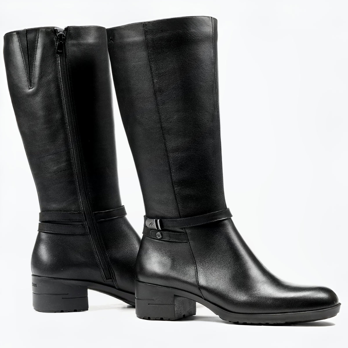 FLUCHOS MUJER BOTA CAÑA ALTA TACON MEDIO F1374
