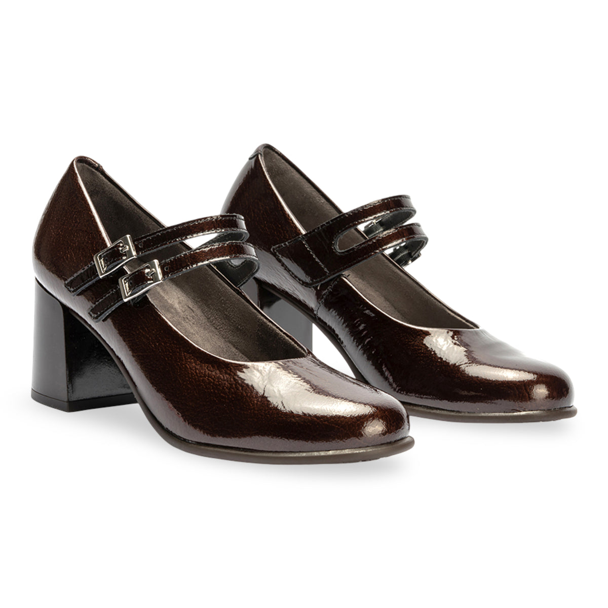 PITILLOS MUJER ZAPATO MERCEDES CHAROL TACON 11651