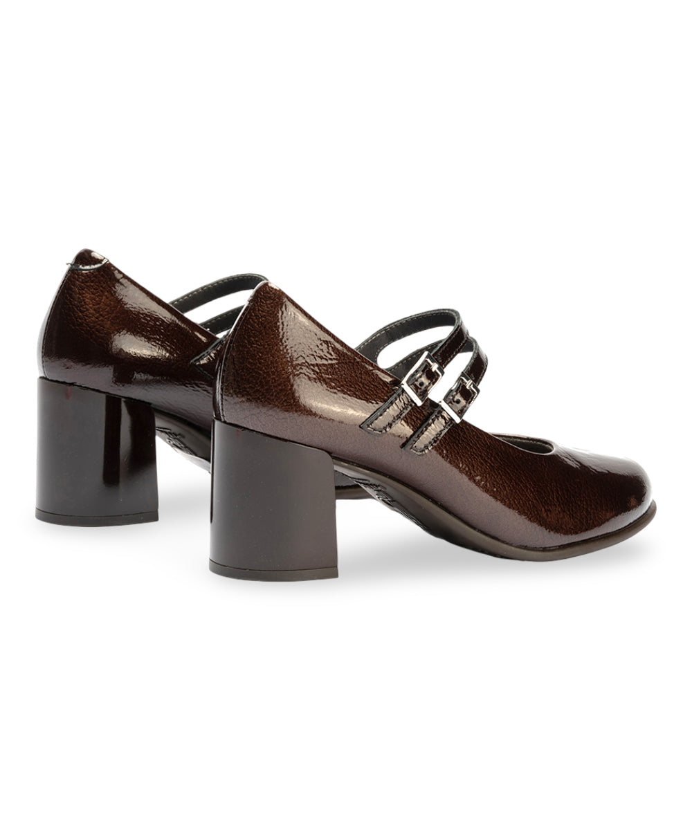 PITILLOS MUJER ZAPATO MERCEDES CHAROL TACON 11651