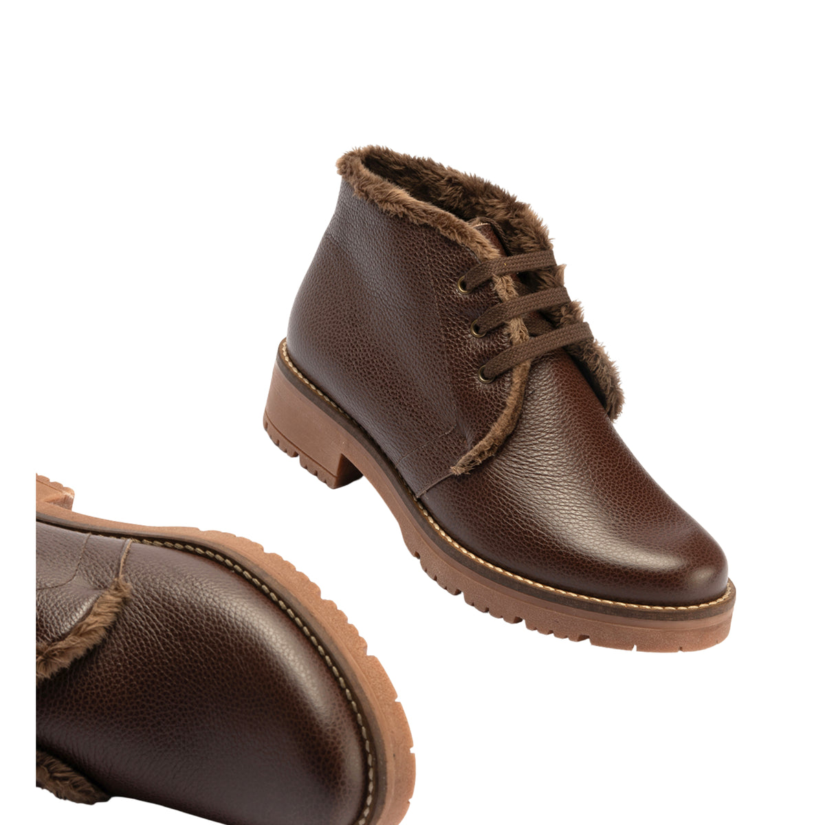 PITILLOS MUJER BOTIN CORDONES PIEL 11566