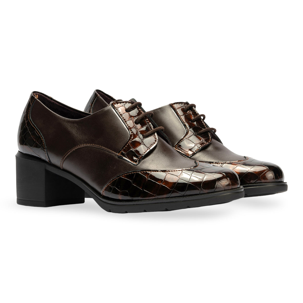 PITILLOS MUJER ZAPATO BLUCHER TACON 11626