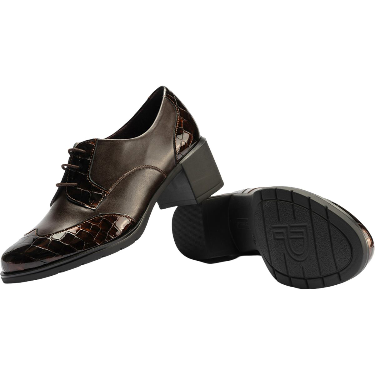 PITILLOS MUJER ZAPATO BLUCHER TACON 11626