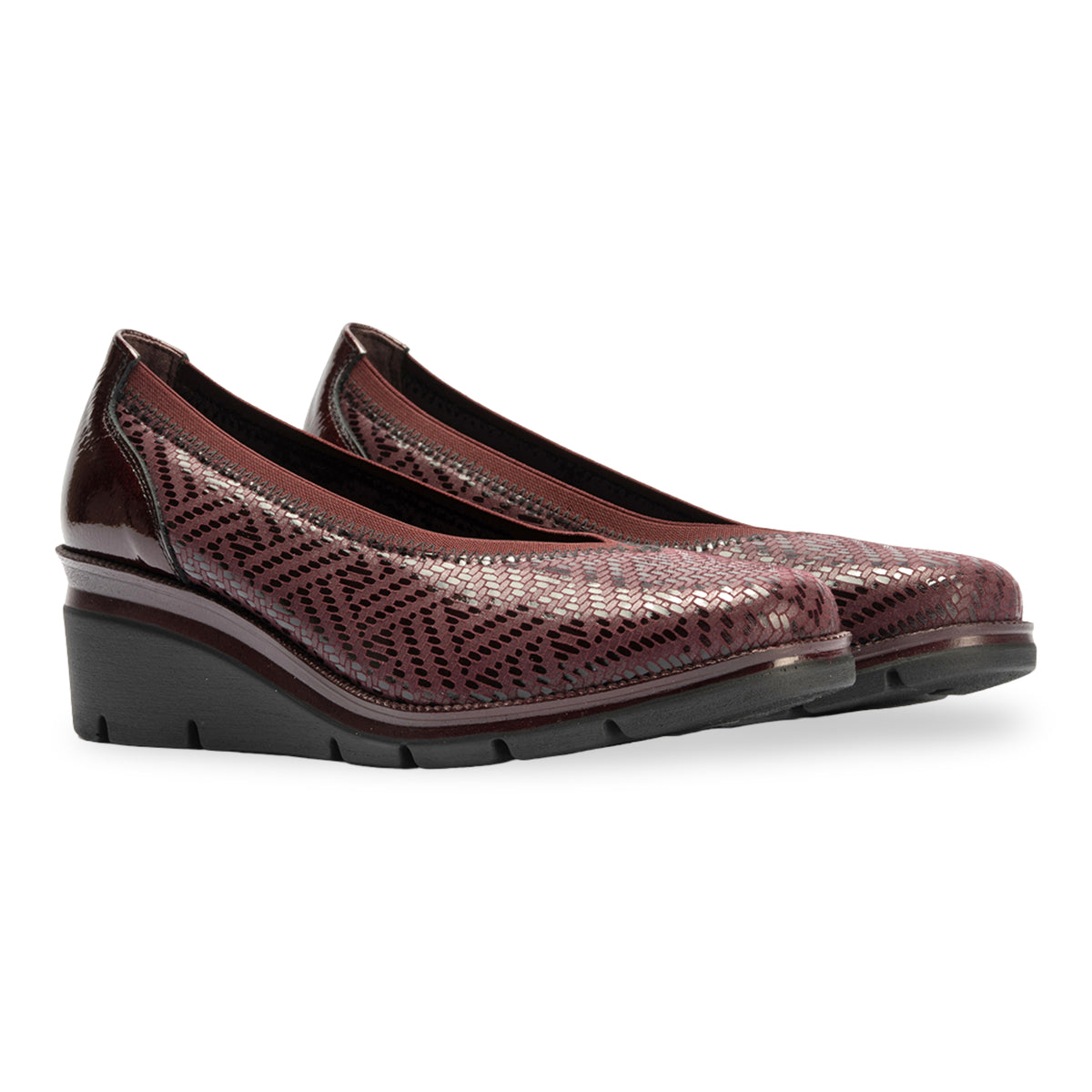 PITILLOS MUJER ZAPATO SALON CUÑA 11532