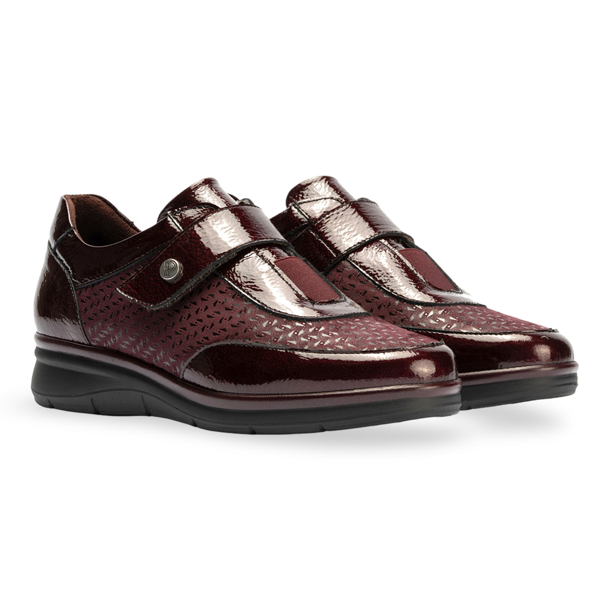 PITILLOS MUJER ZAPATO CONFORT PLANO VELCRO 11504