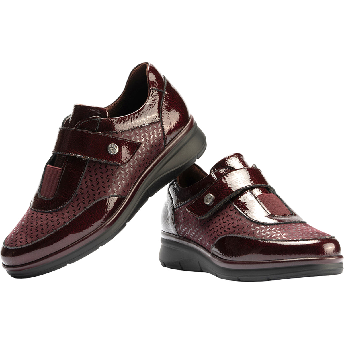 PITILLOS MUJER ZAPATO CONFORT PLANO VELCRO 11504