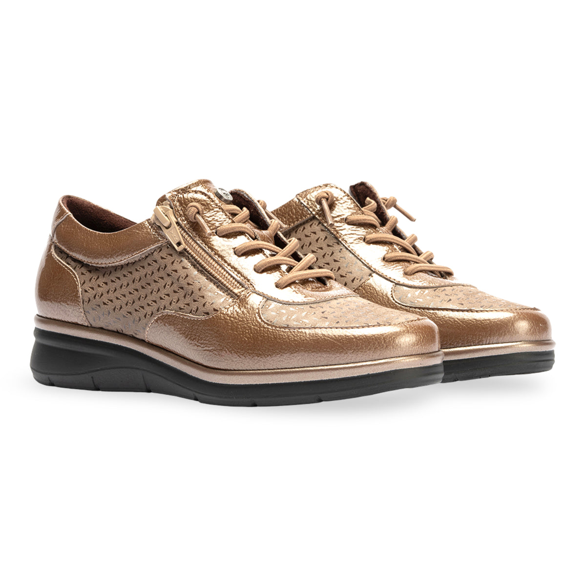PITILLOS MUJER ZAPATO CON CREMALLERA  11501