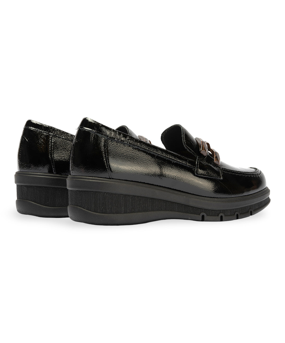 PITILLOS MUJER MOCASIN CHAROL ADORNO 11541