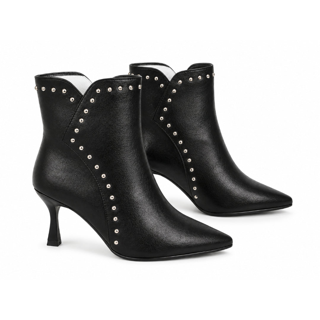 DOSPIES MUJER BOTIN VESTIR TACON FINO TACHAS 262014