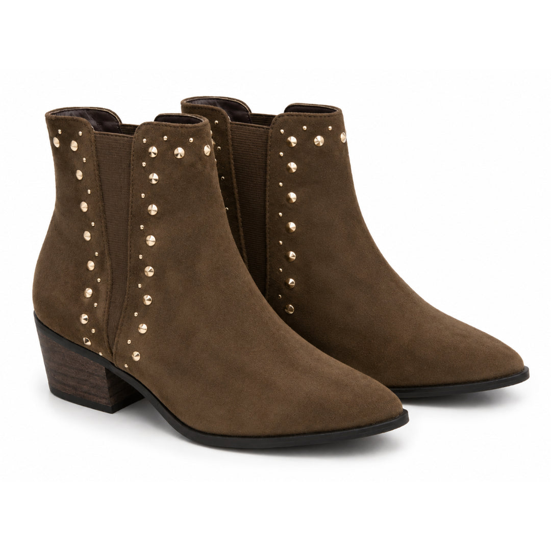 DOSPIES MUJER BOTIN COUNTRY TACON BAJO TACHAS 262025