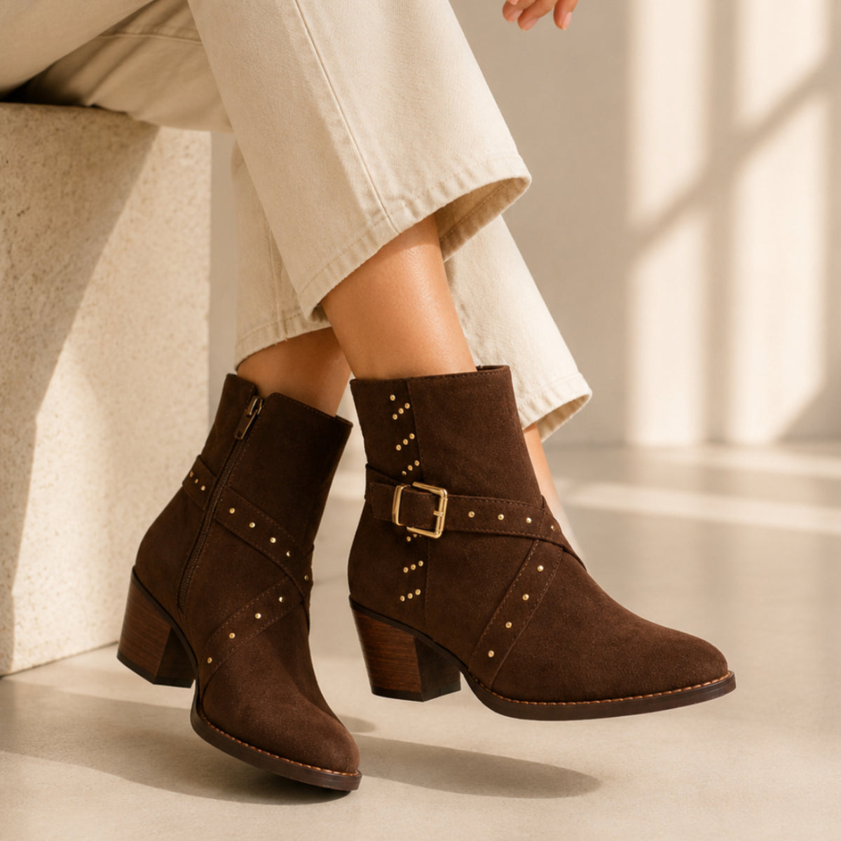 DOSPIES MUJER BOTIN CASUAL TACON MEDIO 262026