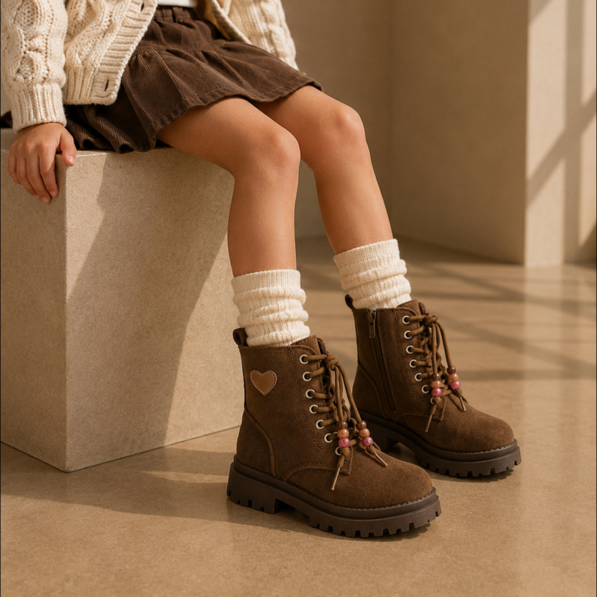 DOSPIES NIÑA BOTA CASUAL CORDONES K262013