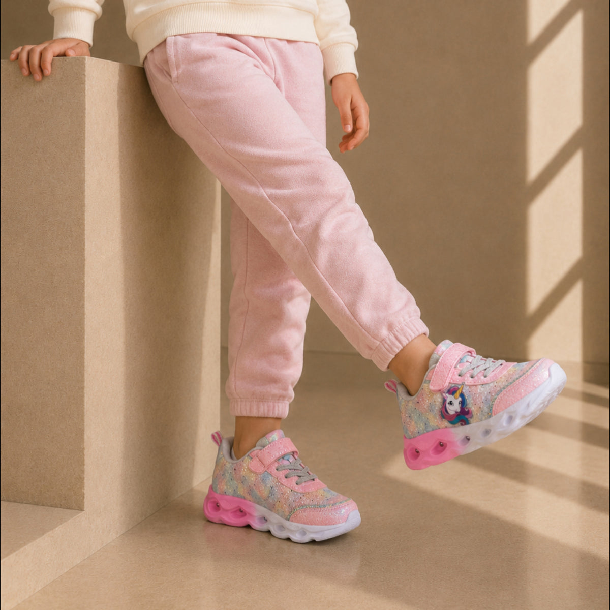 DOSPIES NIÑA DEPORTIVO LUCES K262024
