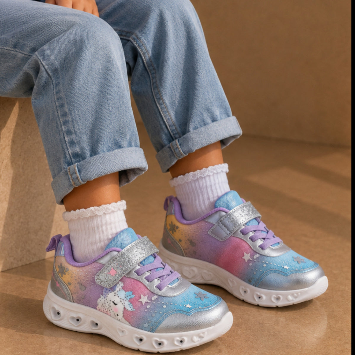 DOSPIES NIÑA DEPORTIVO LUCES K262025